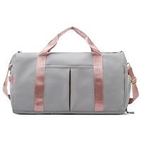 Unisex Fashion Solid Color Nylon Waterproof Travel Bags sku image 2