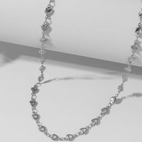 Casual Modern Style Heart Shape Titanium Steel Polishing Plating 18k Gold Plated Necklace sku image 1