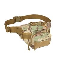 Unisexo Casual Retro Deportes Color Sólido Camuflaje Tela Oxford Bolsos De Cintura sku image 5