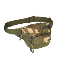 Unisex Casual Retro Sports Solid Color Camouflage Oxford Cloth Waist Bags sku image 7