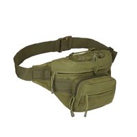 Unisex Casual Retro Sports Solid Color Camouflage Oxford Cloth Waist Bags sku image 6