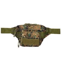 Unisex Casual Retro Sports Solid Color Camouflage Oxford Cloth Waist Bags sku image 8