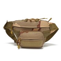 Unisexo Casual Retro Deportes Color Sólido Camuflaje Tela Oxford Bolsos De Cintura sku image 9