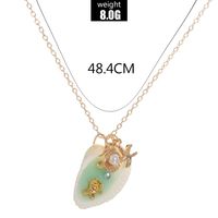 Beach Starfish Shell Alloy Shell Plating Inlay Artificial Pearls Women's Pendant Necklace main image 2