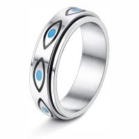Simple Style Eye Titanium Steel Polishing Rings sku image 1