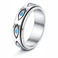 Simple Style Eye Titanium Steel Polishing Rings sku image 3