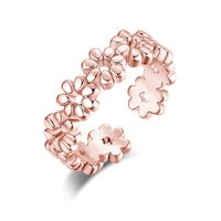 Wholesale Jewelry Sexy Flower Copper Foot Ring main image 4