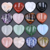 Basic Classic Style Heart Shape Gem Crystal Ornaments main image 5