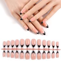 Sweet Color Block Abs Nail Patches sku image 25