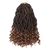 Women's African Style Party Low Temperature Flame Retardant Wire Long Curly Hair Wigs sku image 2