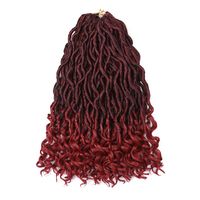 Women's African Style Party Low Temperature Flame Retardant Wire Long Curly Hair Wigs sku image 4