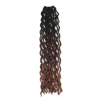 Women's African Style Stage Street Low Temperature Wire Long Curly Hair Wigs sku image 1