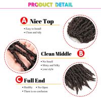 Women's African Style Stage High Temperature Wire Long Curly Hair Wigs main image 3