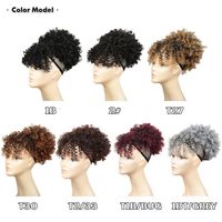 Women's African Style Casual High Temperature Wire Curls Wigs main image 4