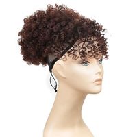 Women's African Style Casual High Temperature Wire Curls Wigs sku image 3