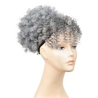 Women's African Style Casual High Temperature Wire Curls Wigs sku image 1