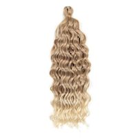 Women's Hip-hop Party Low Temperature Flame Retardant Wire Long Curly Hair Wigs sku image 8