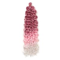 Women's Hip-hop Party Low Temperature Flame Retardant Wire Long Curly Hair Wigs sku image 38