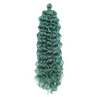 Women's Hip-hop Party Low Temperature Flame Retardant Wire Long Curly Hair Wigs sku image 29