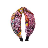 Women's Sweet Classic Style Ditsy Floral Cloth Printing Hair Band sku image 1