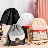 Simple Style Solid Color Storage Bag main image 1
