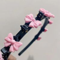 Cute Fruit Flower Butterfly Imitation Pearl Plastic Hair Band sku image 1
