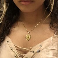 Style Ig Décontractée Humain Alliage Placage Incruster Strass Unisexe Pendentif main image 3