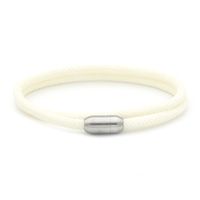 Simple Style Solid Color Spiral Stripe Rope Titanium Steel Unisex Bracelets sku image 7