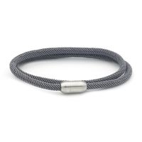 Simple Style Solid Color Spiral Stripe Rope Titanium Steel Unisex Bracelets sku image 9