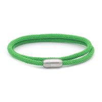 Simple Style Solid Color Spiral Stripe Rope Titanium Steel Unisex Bracelets sku image 13