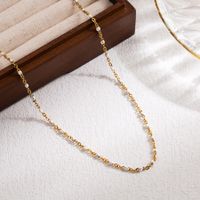 Casual Vacation Round Stainless Steel Enamel 18k Gold Plated Necklace sku image 14