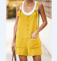 Women's Street Casual Solid Color Shorts Rompers main image 5