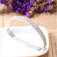 Lady Round Alloy Plating Inlay Rhinestones Zircon Gold Plated Silver Plated Women's Anklet main image 6