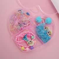 Korean Girl Necklace Hair Accessories Box Headdress Gift Gift Box Jewelry Set sku image 5