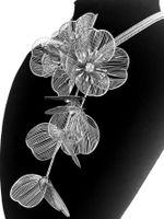Elegant Luxuriös Glänzend Blume Legierung Überzug Frau Lange Halskette main image 6