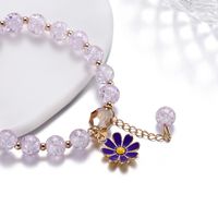 Einfacher Stil Blume Glas Perlen Unisex Armbänder 1 Stück sku image 28