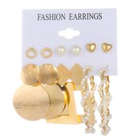 Modern Style Round Alloy Plating 14k Gold Plated Women's Dangling Earrings sku image 8