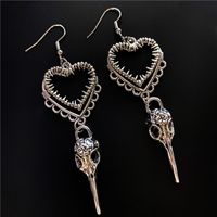 Hip-hop Retro Cross Alloy Patchwork Unisex Drop Earrings main image 6