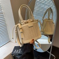 Women's Medium Spring&summer Straw Streetwear Handbag main image 5