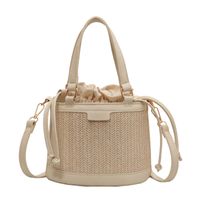 Women's Medium Spring&summer Straw Streetwear Handbag sku image 1