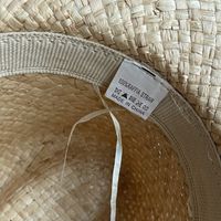 Unisex Vacation Solid Color Flat Eaves Straw Hat main image 5