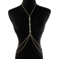 Luxurious Sexy Shiny Geometric Rhinestones Alloy Iron Wholesale Body Chain main image 2