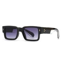 Retro Classic Style Solid Color Pc Square Full Frame Women's Sunglasses sku image 4