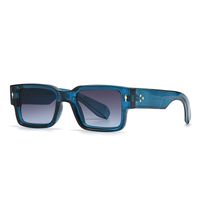Retro Classic Style Solid Color Pc Square Full Frame Women's Sunglasses sku image 5
