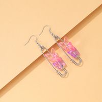 Artistic Butterfly Alloy Resin Plating Women's Drop Earrings main image 5