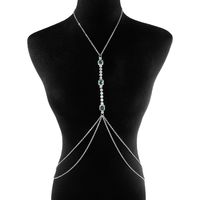 Luxurious Sexy Shiny Geometric Rhinestones Alloy Iron Wholesale Body Chain sku image 3