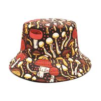 Unisex Cartoon Style Mushroom Wide Eaves Bucket Hat sku image 41