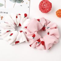 Casual Cute Commute Fruit Cloth Handmade Hair Tie main image 4