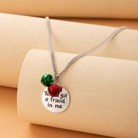 Casual Simple Style Letter Bell Alloy Women's Pendant Necklace main image 9