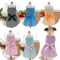 Summer Thin Pet Dress Princess Style Teddy Cat Strap Polka Dot Skirt Dog Clothes Factory Wholesale main image 5